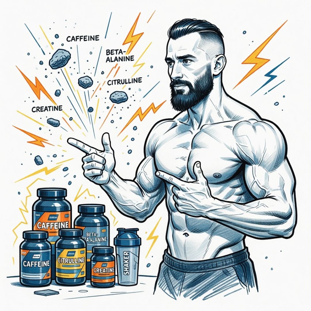 Pre-workout stack koji zaista radi: zaboravi gotove formule, napravi svoj